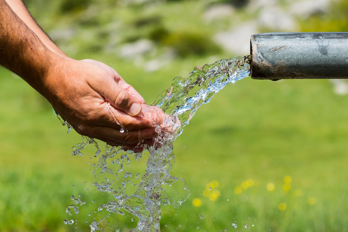 natural potable water fountains